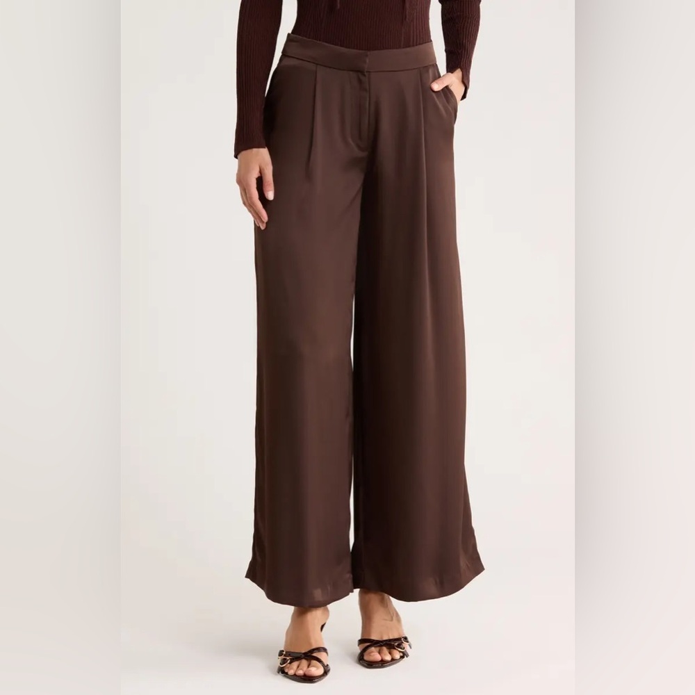 Jason Wu Chocolate Wide-Leg Pants